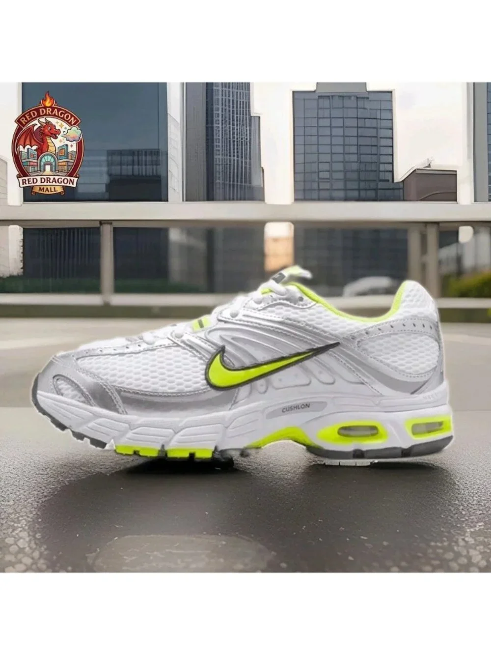 Nike Air Max Moto 2K White Cyber Metallic Silver HQ2056-105 - Women's Size 11